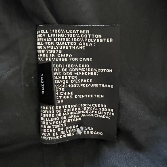 Michael Kors Leather Moto Jacket - Picture 5 of 5